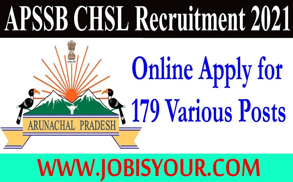 APSSB CHSL Recruitment 2021 | Online Apply for 179 Various Posts