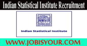 Indian Statistical Institute Recruitment