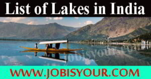 Important Lakes in India UPSC Based